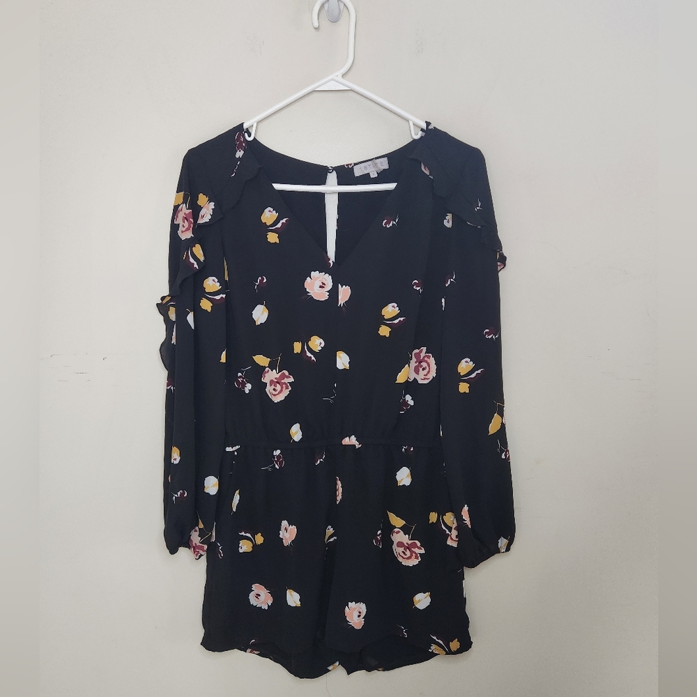 Women's 1.State Long Sleeve Romper Sz Small